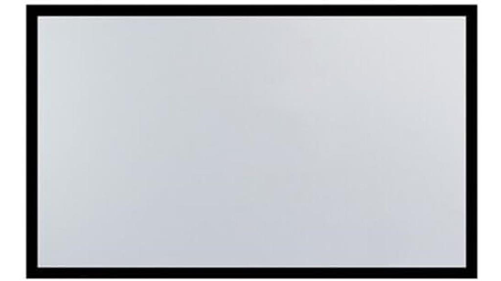large aluminum fixed screen