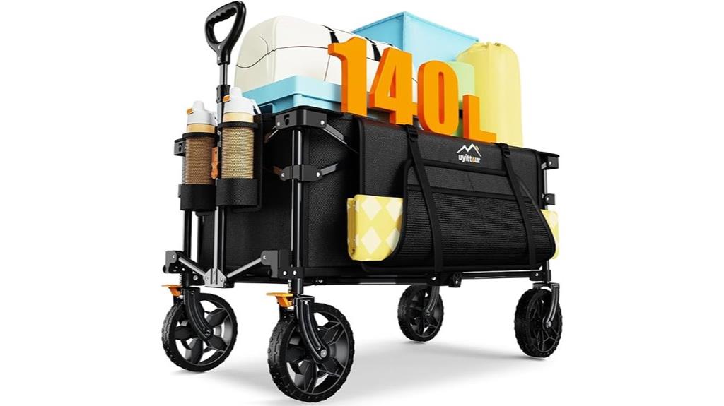 large collapsible garden cart