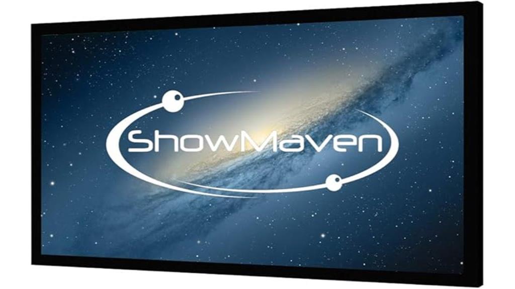 large fixed frame screen