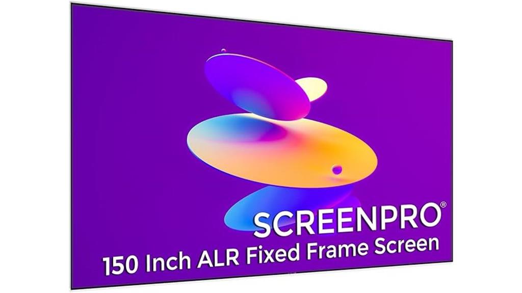 large wall mount screen