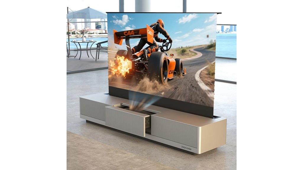 laser tv cabinet with alr