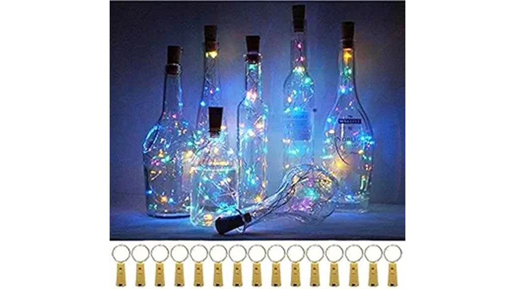led wine bottle string lights