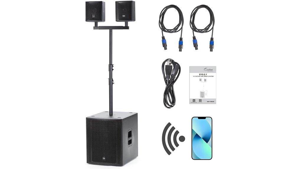 line array pa speakers