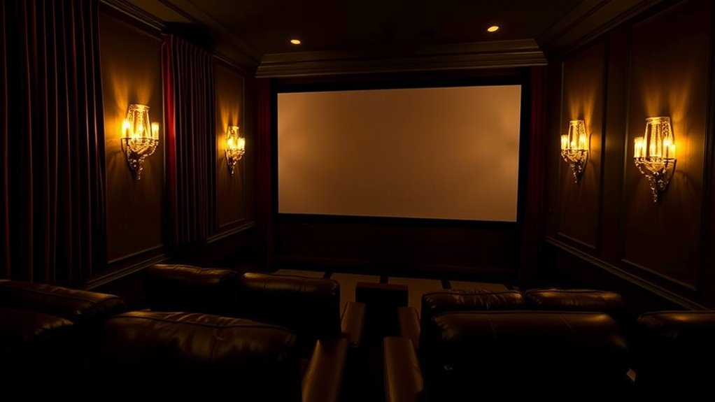 luxury cinema wall sconces