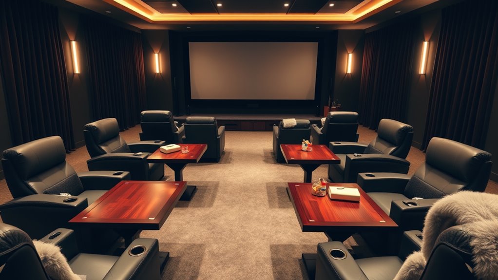 luxury collapsible theater tables