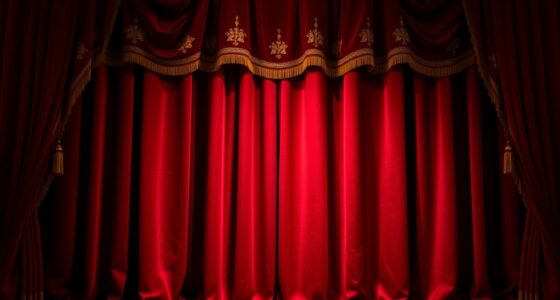 luxury decorative theater curtains
