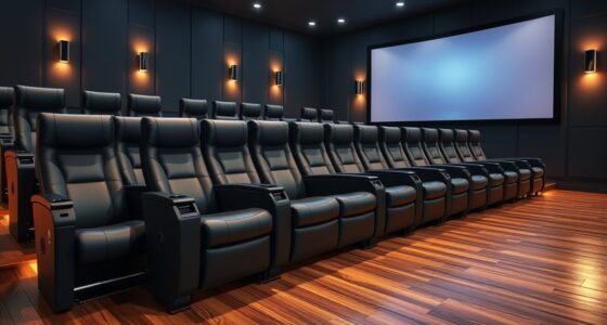 luxury foldable movie seats