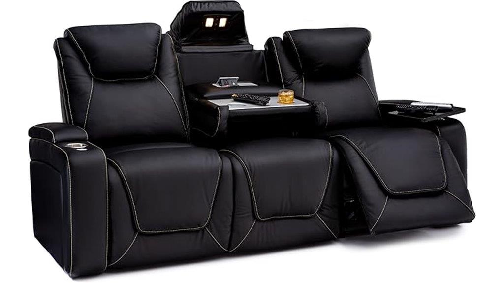 luxury heated massage sofa