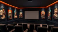 luxury home cinema art