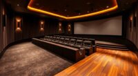 luxury home theater flooring