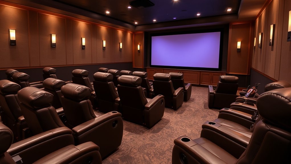 luxury home theater recliners
