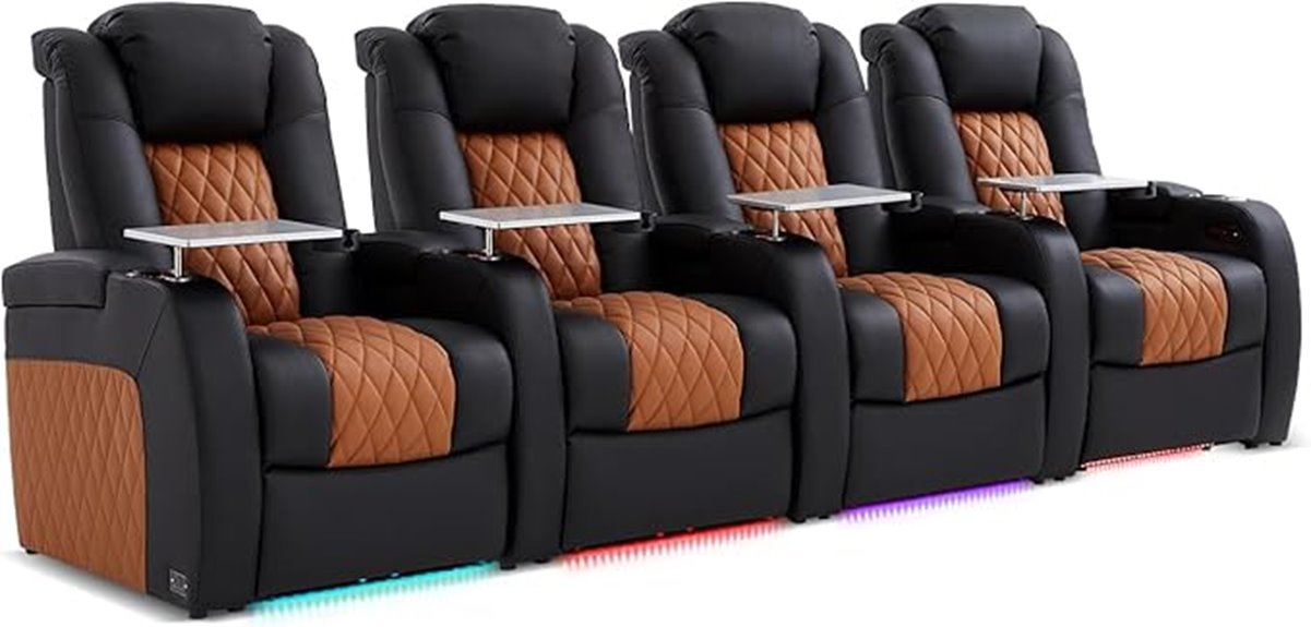 luxury home theater seating