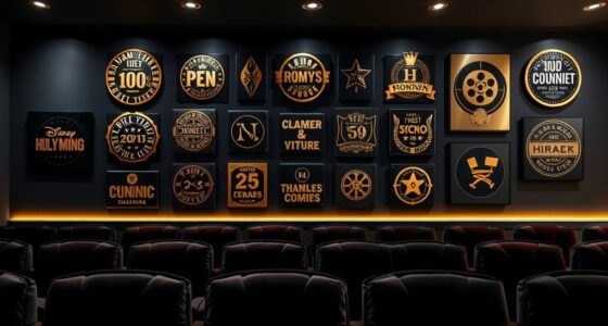 luxury home theater signs