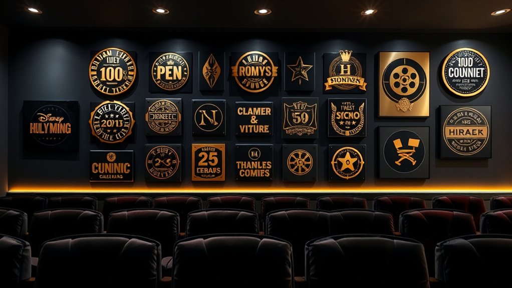 luxury home theater signs
