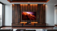 luxury laser tv cabinets