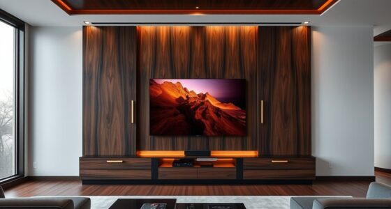 luxury laser tv cabinets