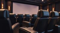 luxury leather home theater seating