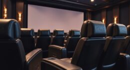 luxury leather home theater seating
