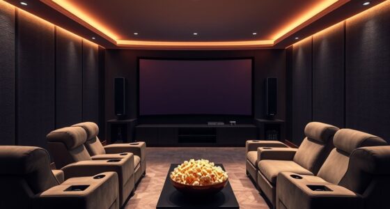 luxury multi screen home theater