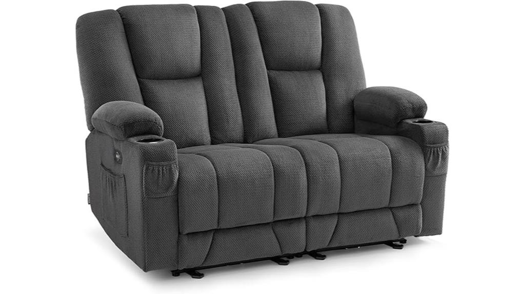 luxury recliner with features