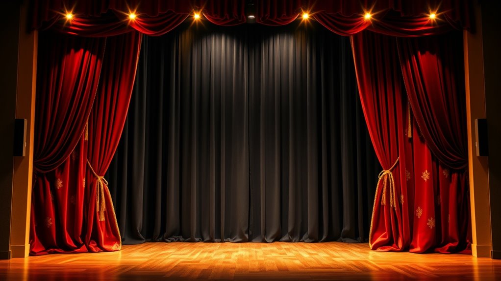 luxury stage drape systems