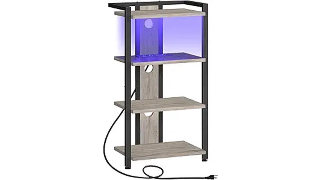 media stand with charging