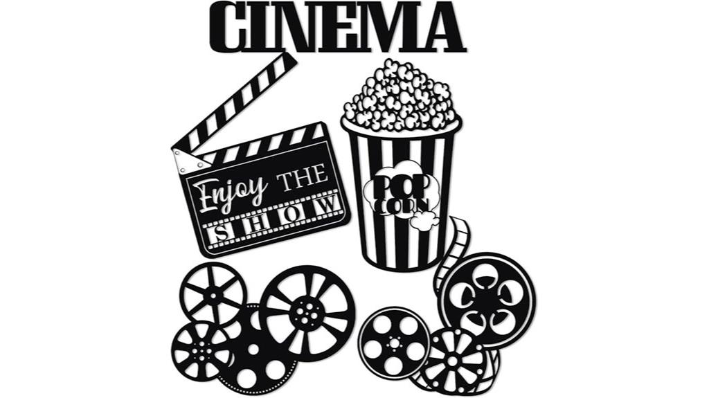 metal movie theater decorations