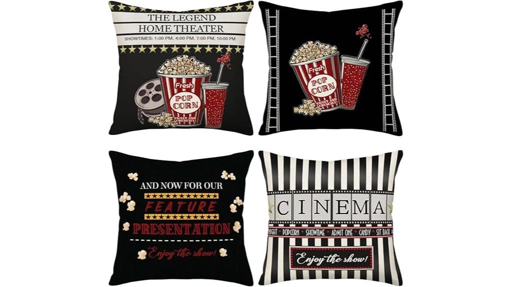 mini cinema pillow set