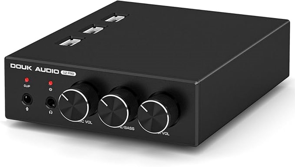 mini gaming dac with microphone