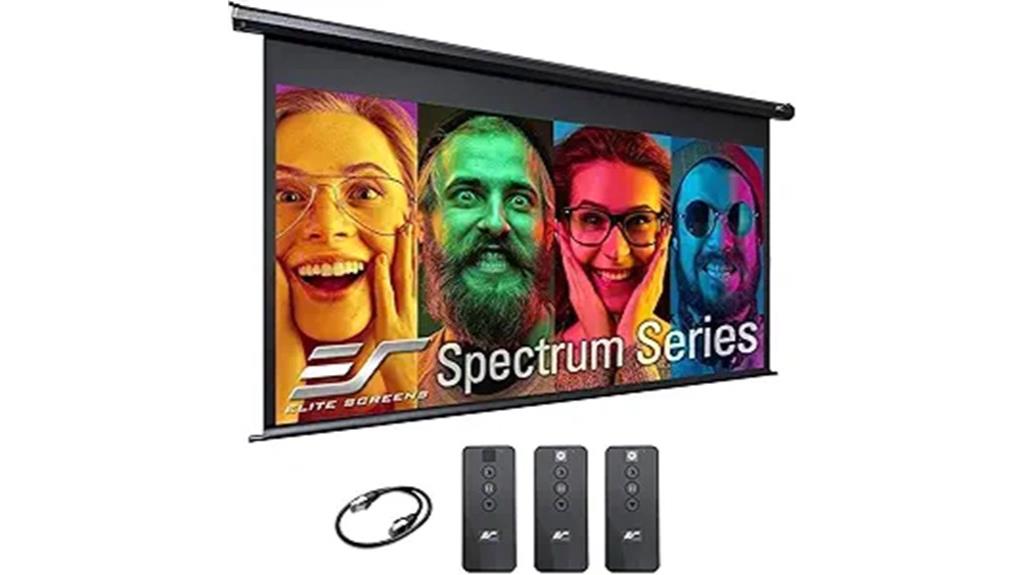 motorized electric projector screen