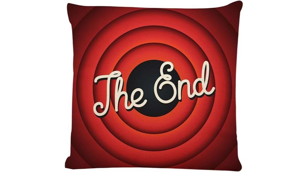 movie night pillow cover