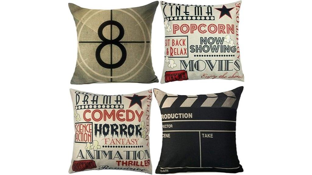 movie theater throw pillows