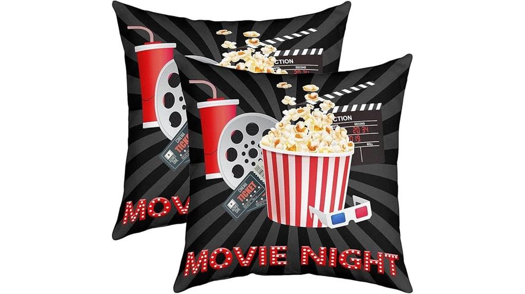 movie themed pillow covers