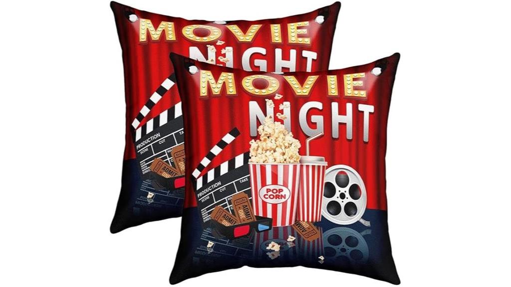 movie themed reversible pillow covers