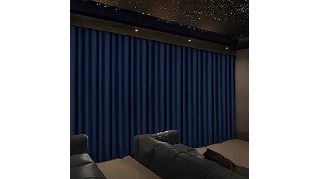 navy blue home theater
