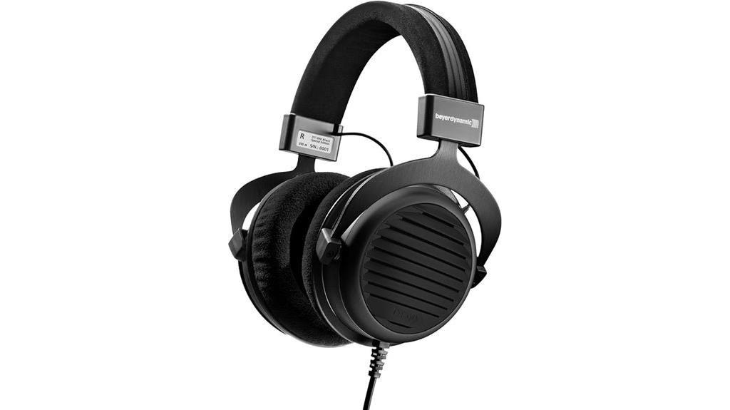 open back stereo headphones