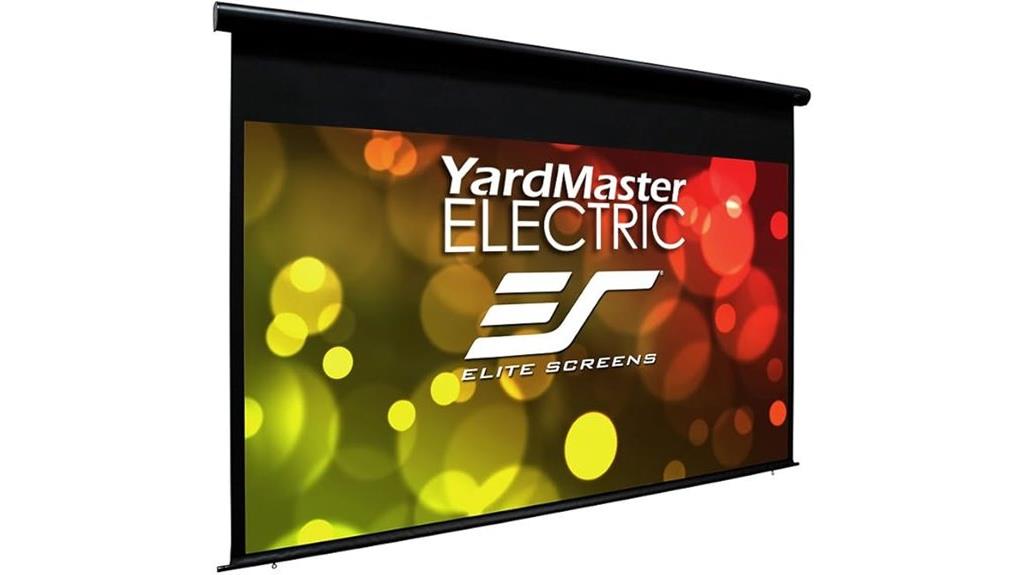 outdoor electric projector screen