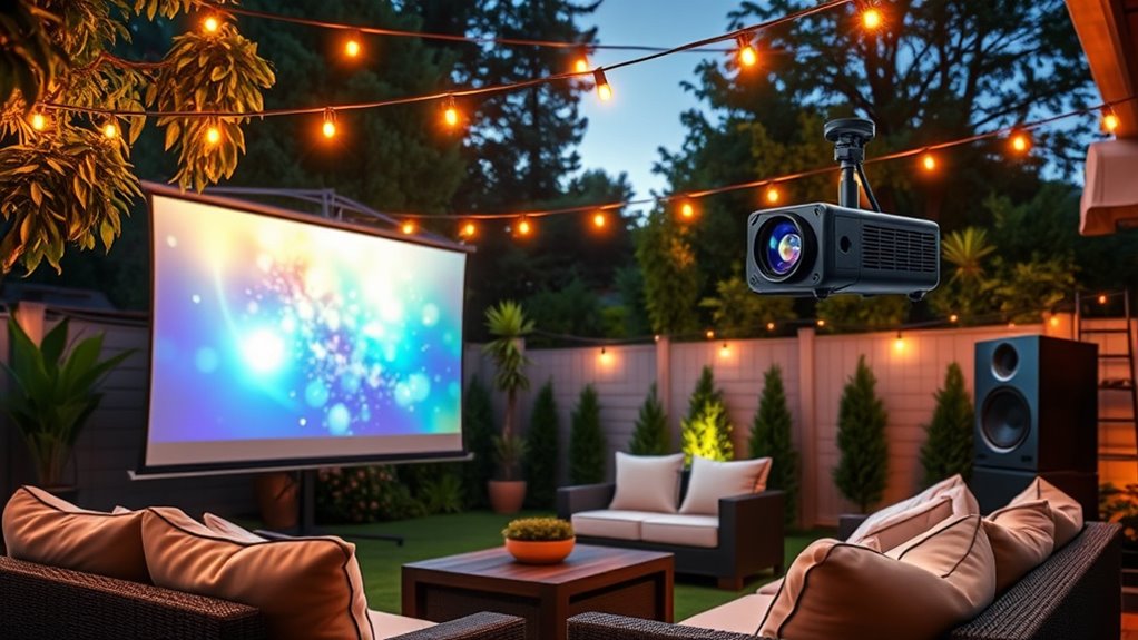 outdoor projector selection criteria