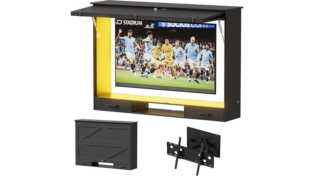 outdoor tv enclosure 55 58 inches