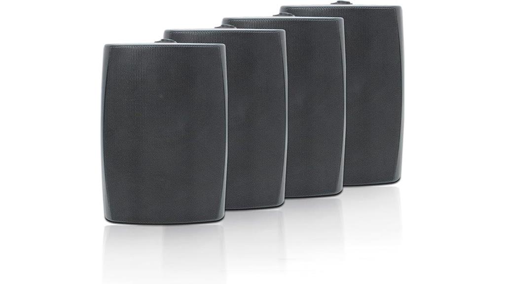 outdoor wall mounted speaker bundle