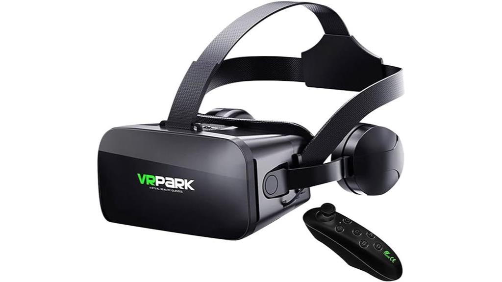 phone vr headset with controller