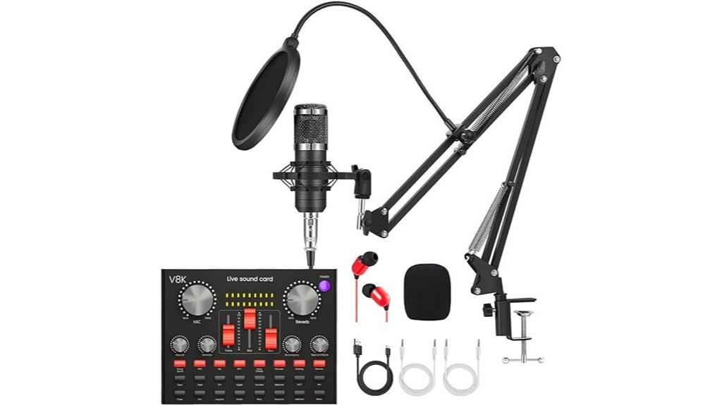 podcast recording studio kit