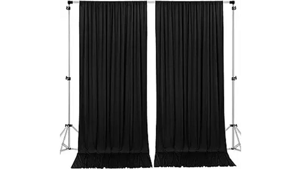 polyester backdrop drapes