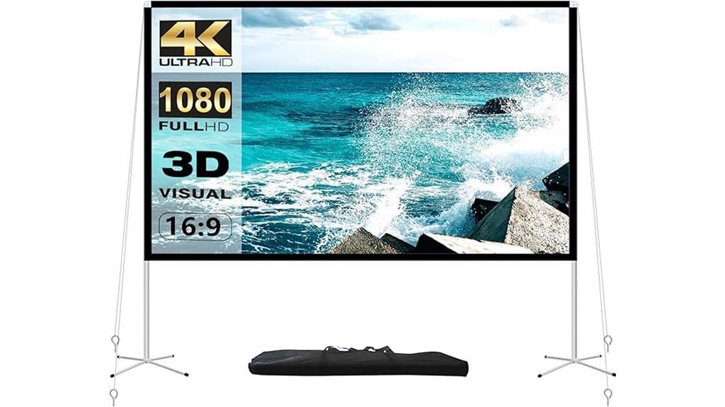 portable 100 inch screen