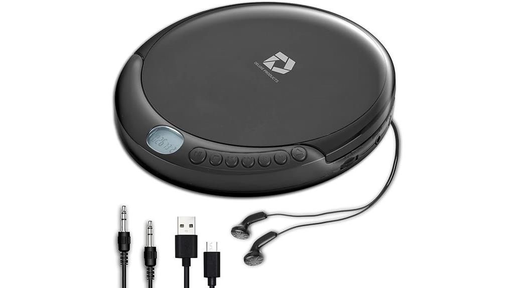 portable cd player bundle