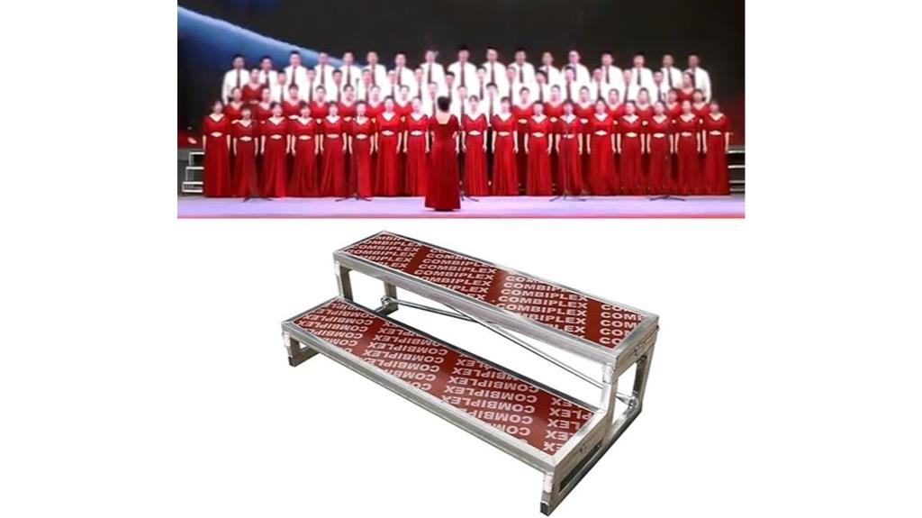 portable choir risers