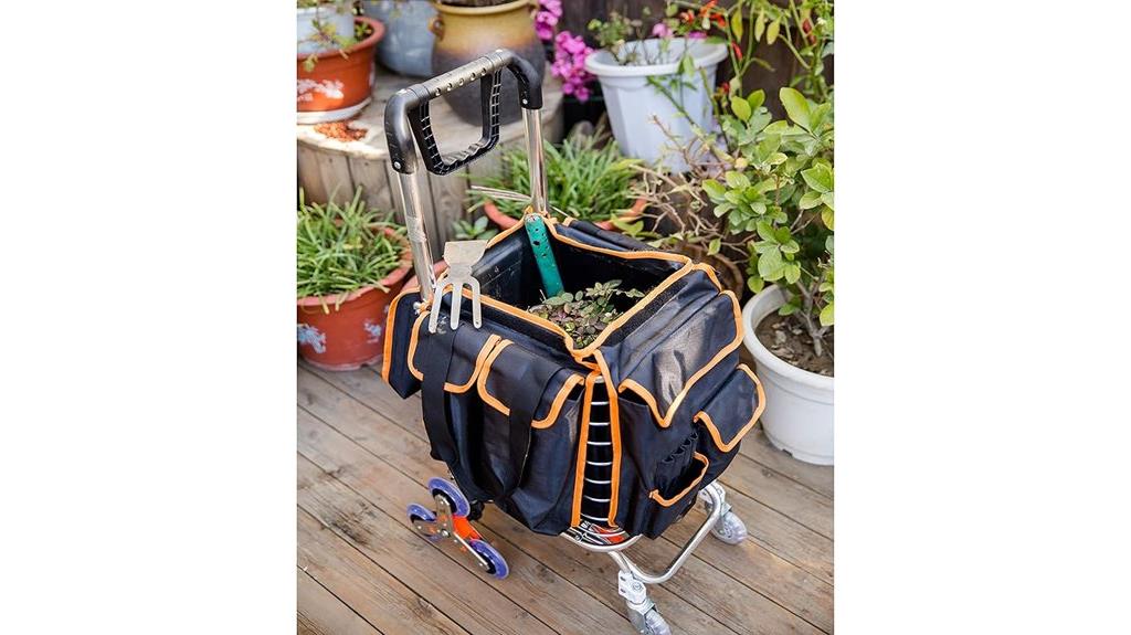 portable collapsible grocery cart