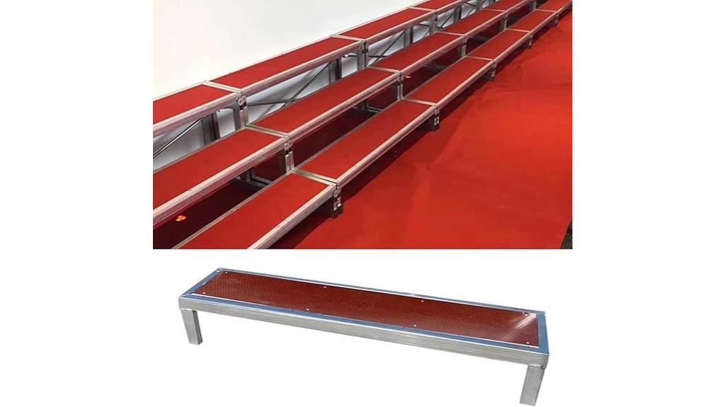 portable multi level choral risers