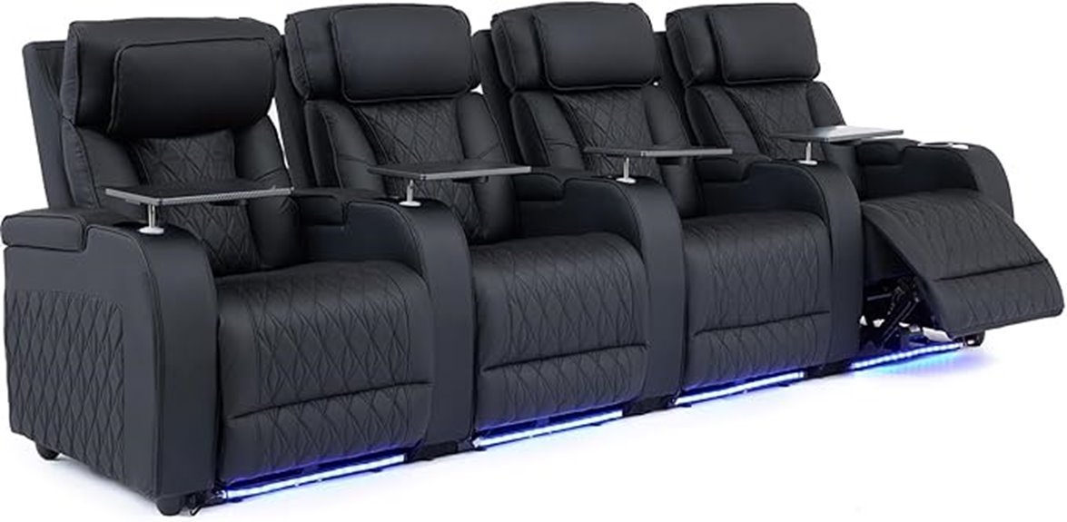 power recliner sofa set