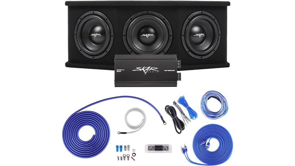 powerful 2 100 watt subwoofer